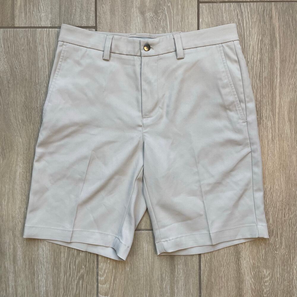 Callaway Golf Shorts Mens 30 Beige Performance Stretch 9 Inch Inseam New